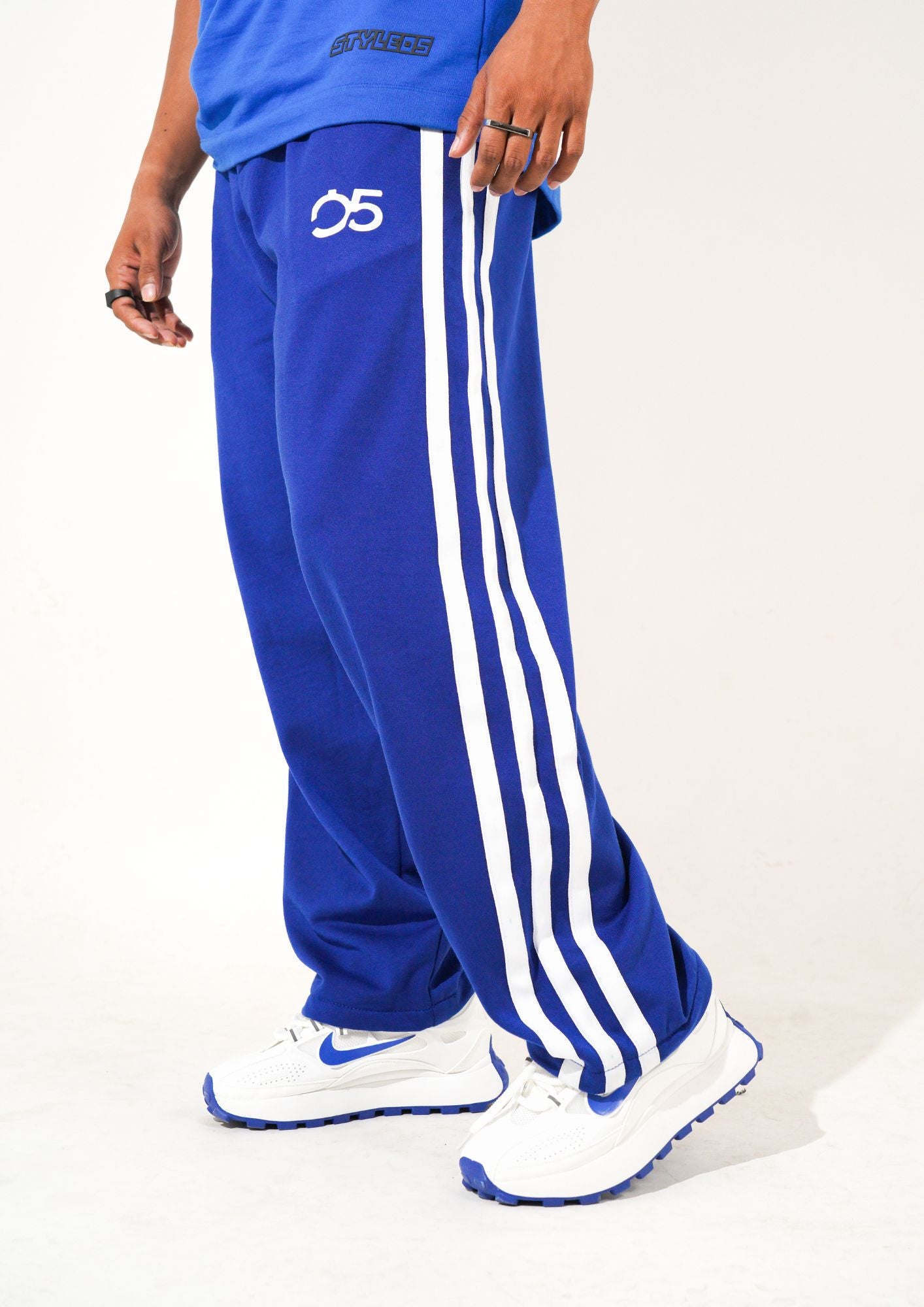 Royal Blue Straight Fit Pant - 300 GSM