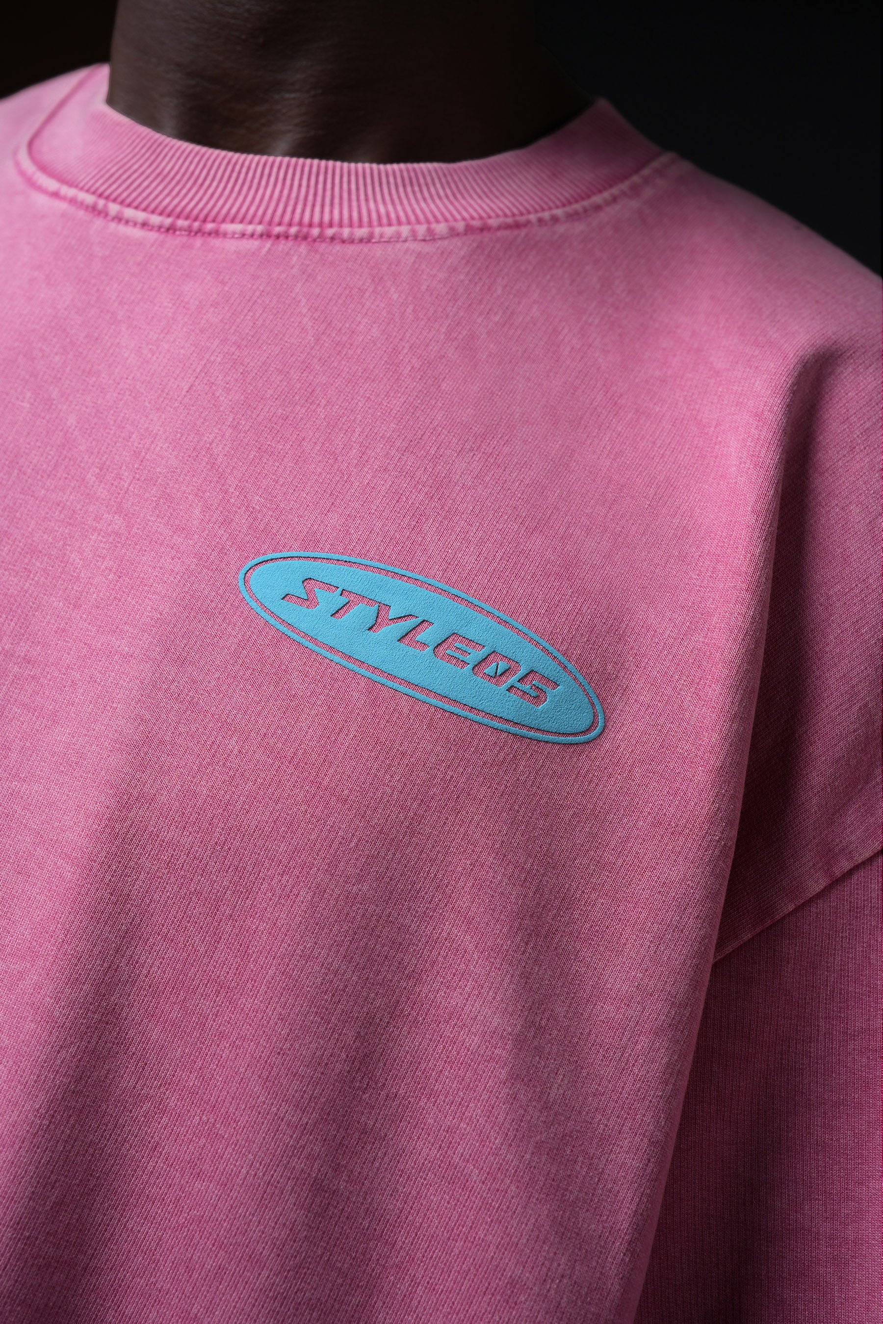 CREATIVE PINK ACID WASH - 250 GSM