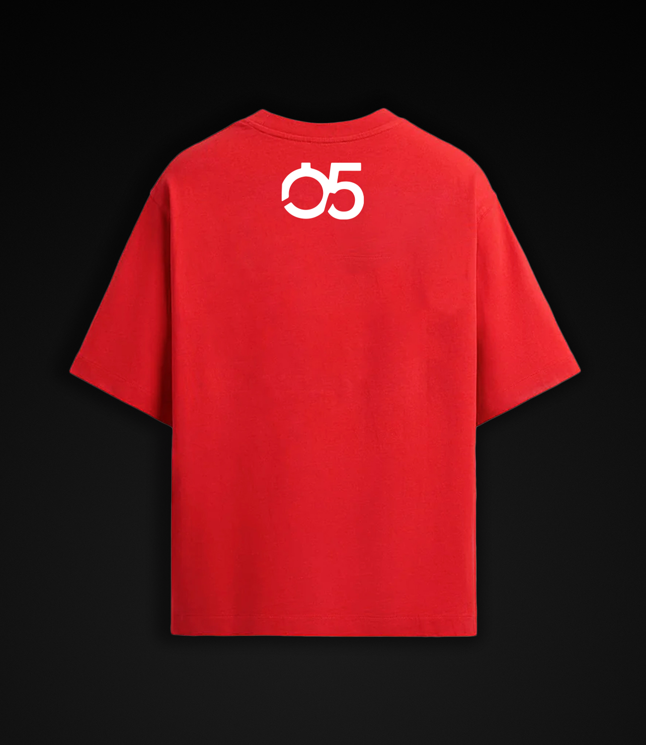 Crimson Red Hustle T-shirt - 260 GSM