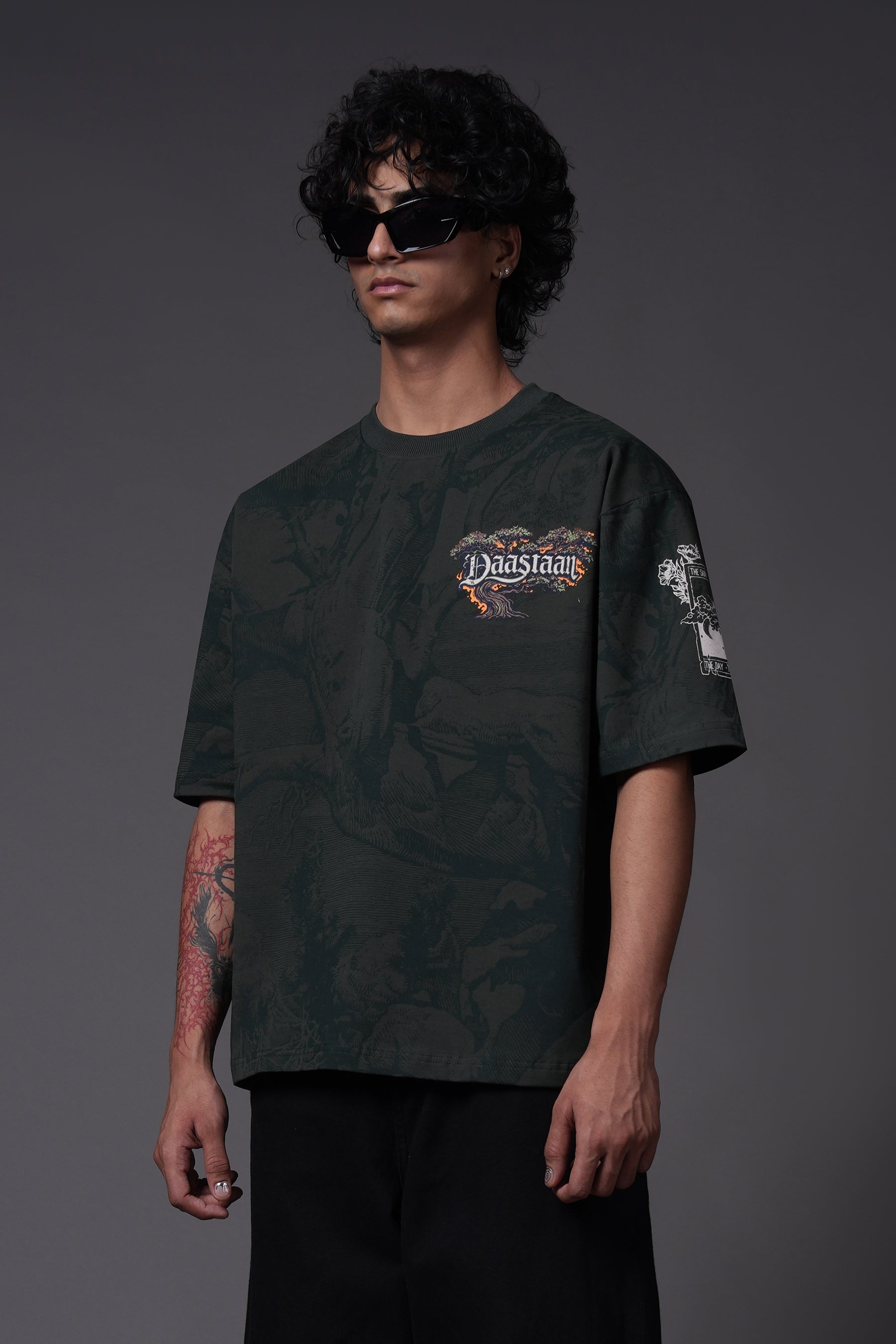 BURNING MOON T SHIRT