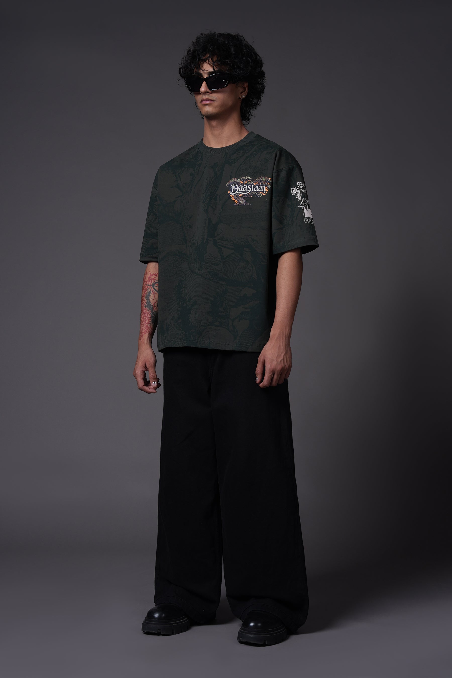 BURNING MOON T SHIRT