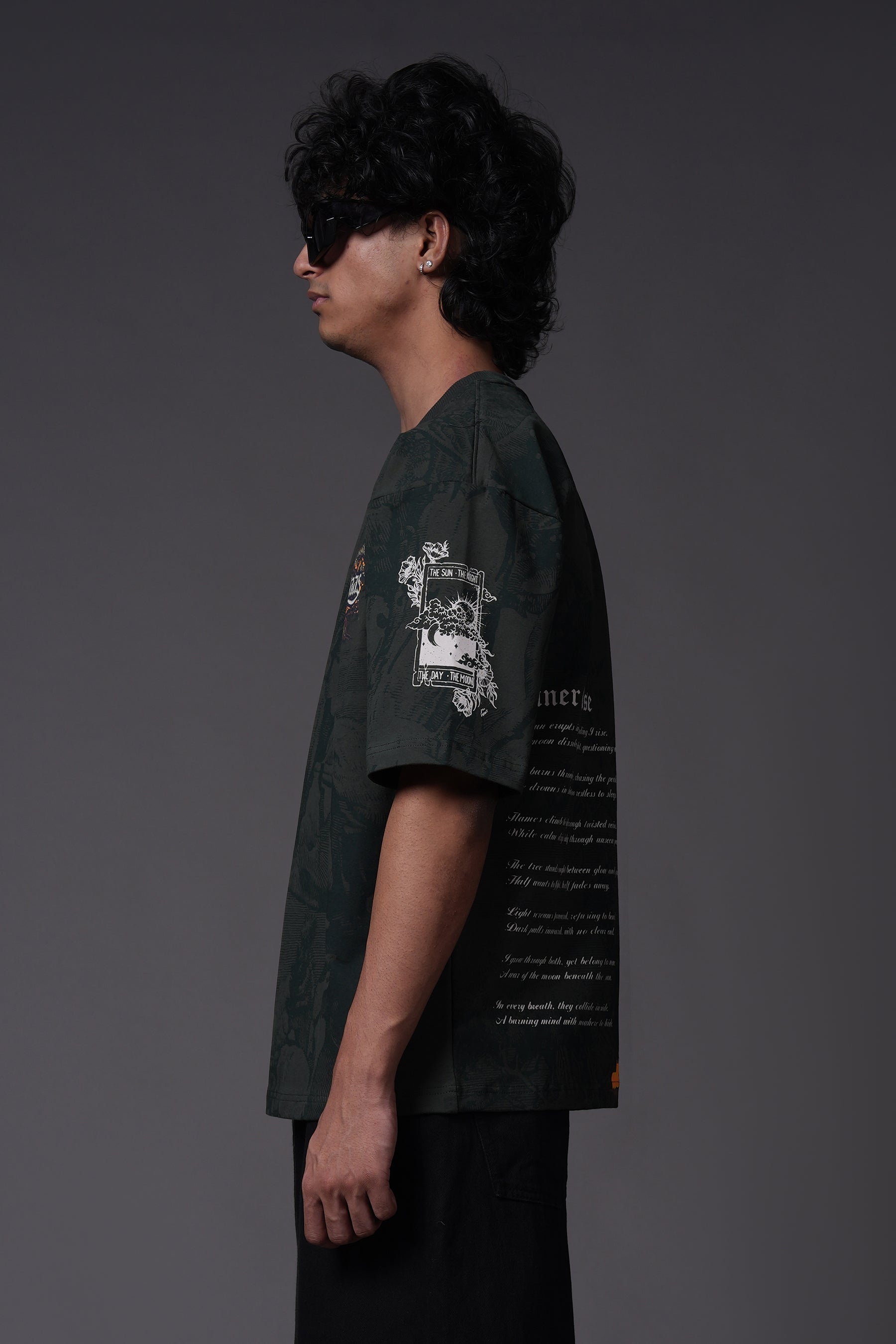 BURNING MOON T SHIRT