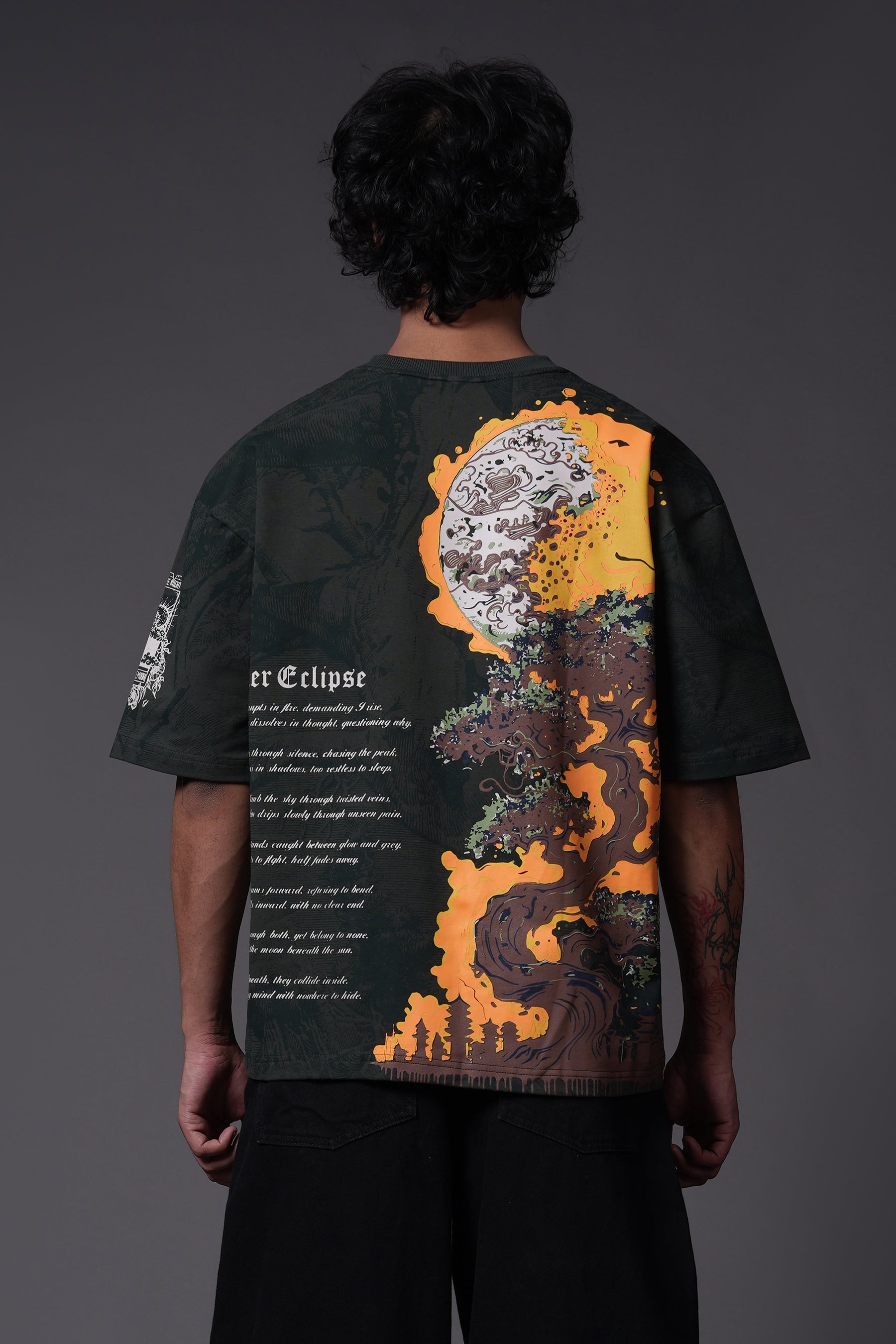 BURNING MOON T SHIRT