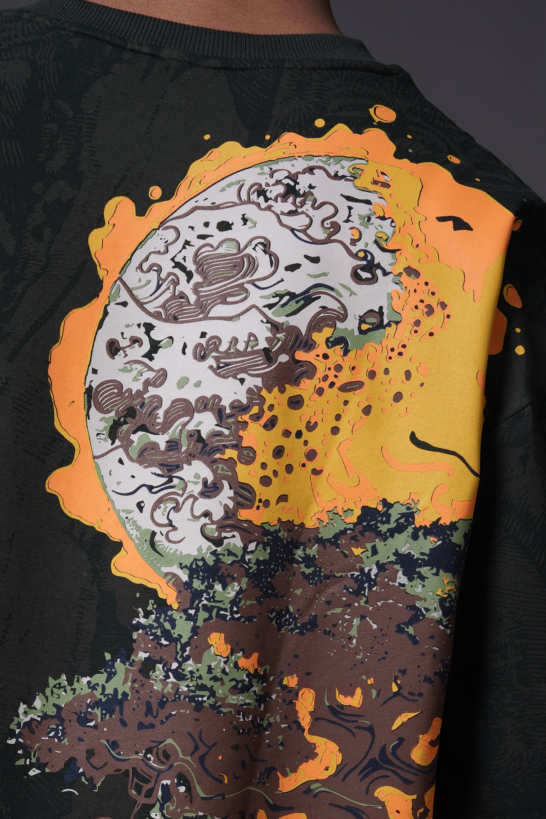 BURNING MOON T SHIRT