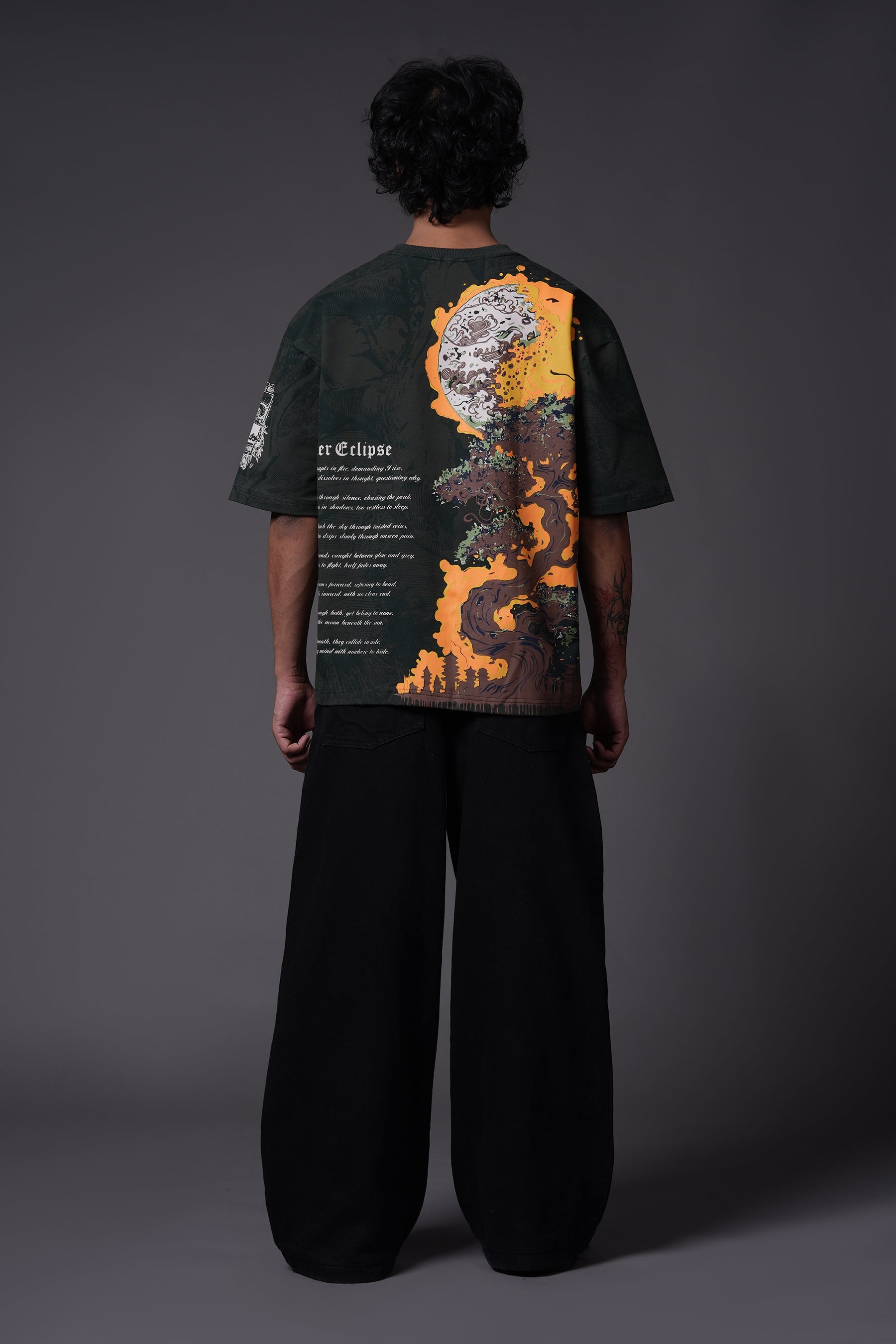 BURNING MOON T SHIRT
