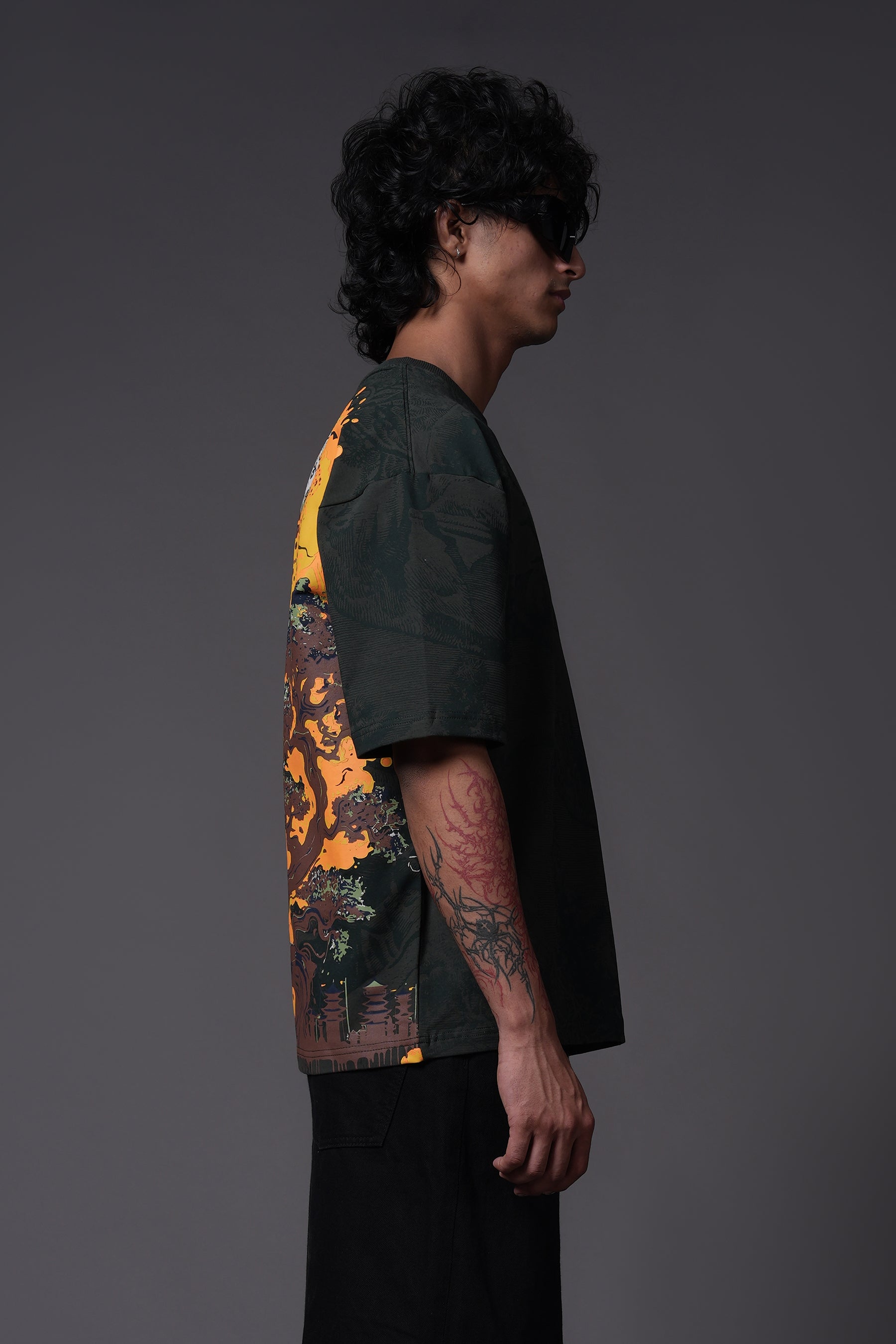 BURNING MOON T SHIRT