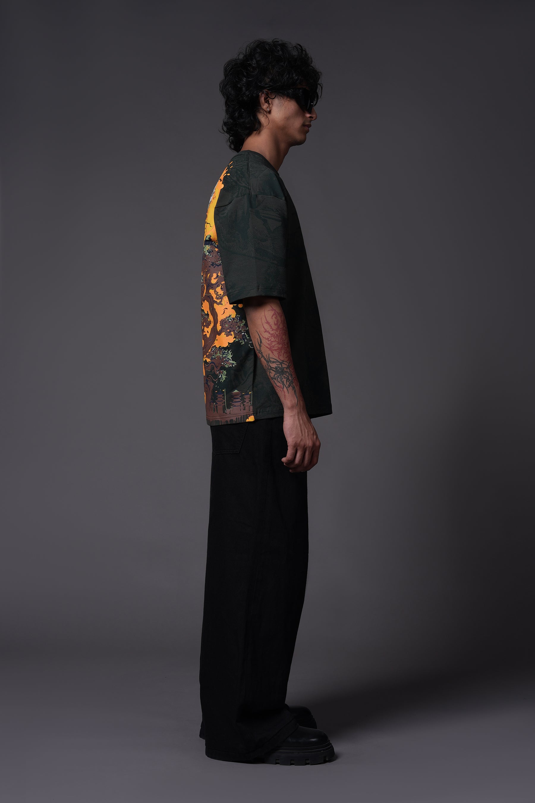 BURNING MOON T SHIRT