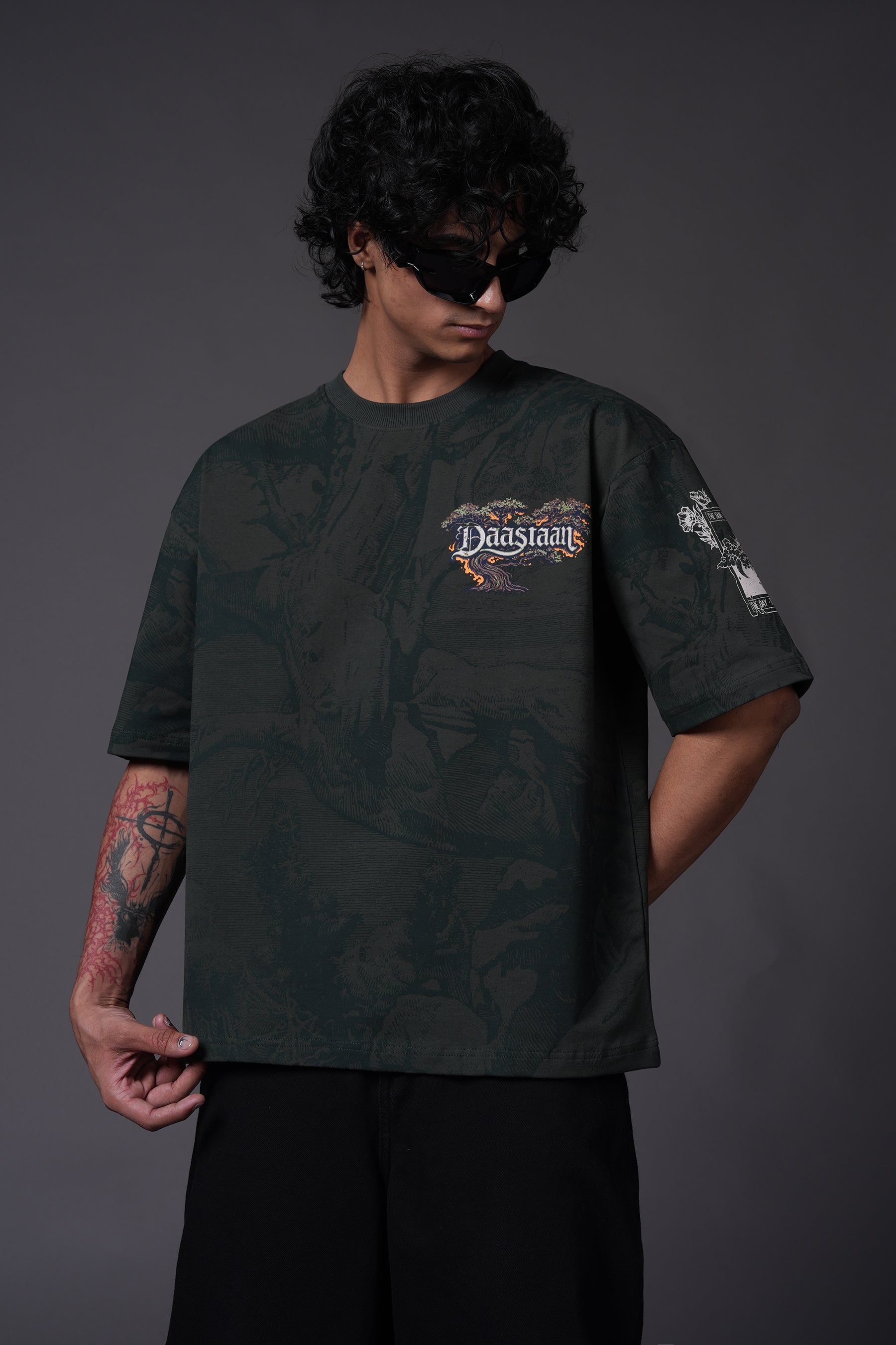 BURNING MOON T SHIRT