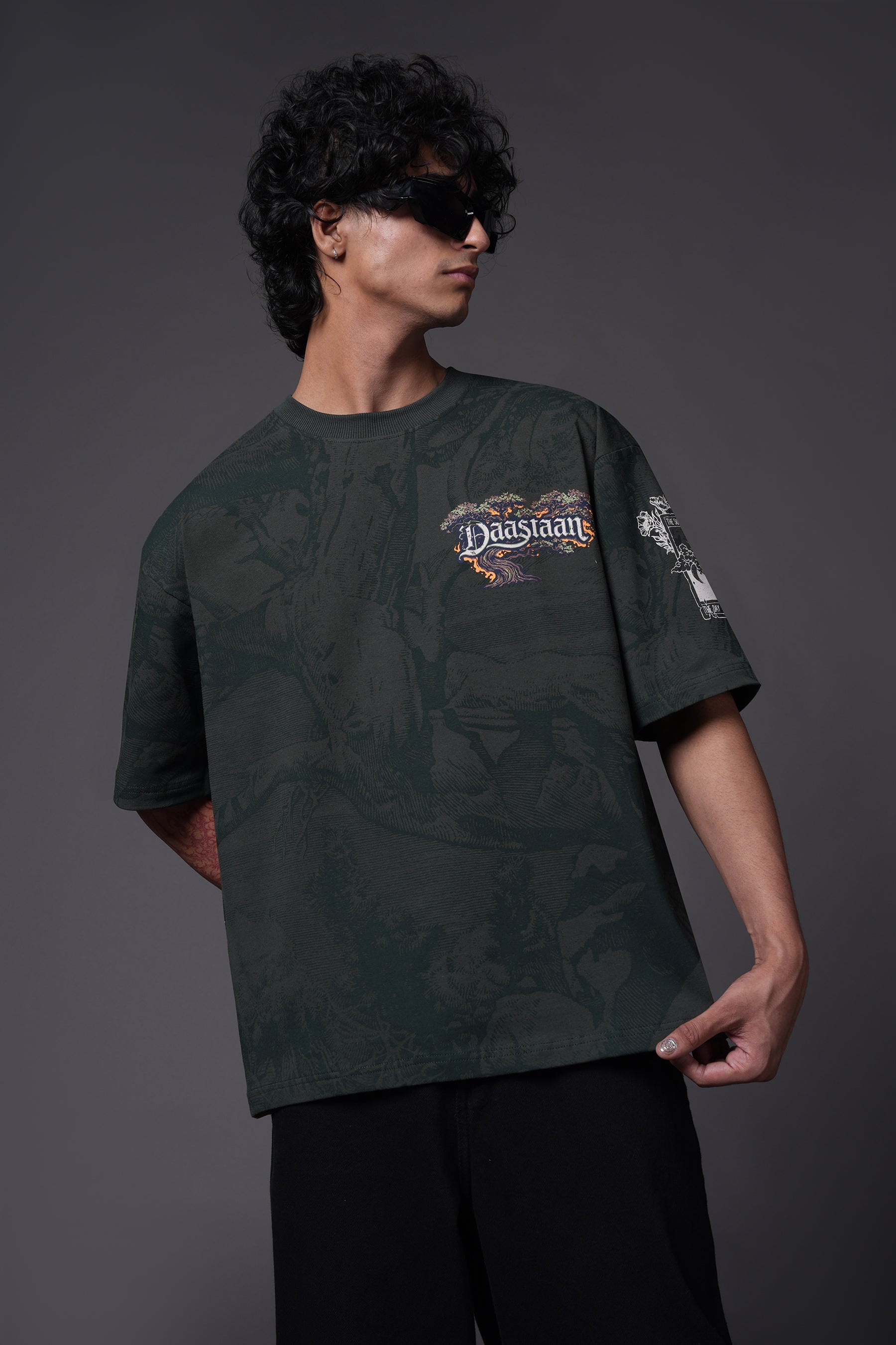 BURNING MOON T SHIRT