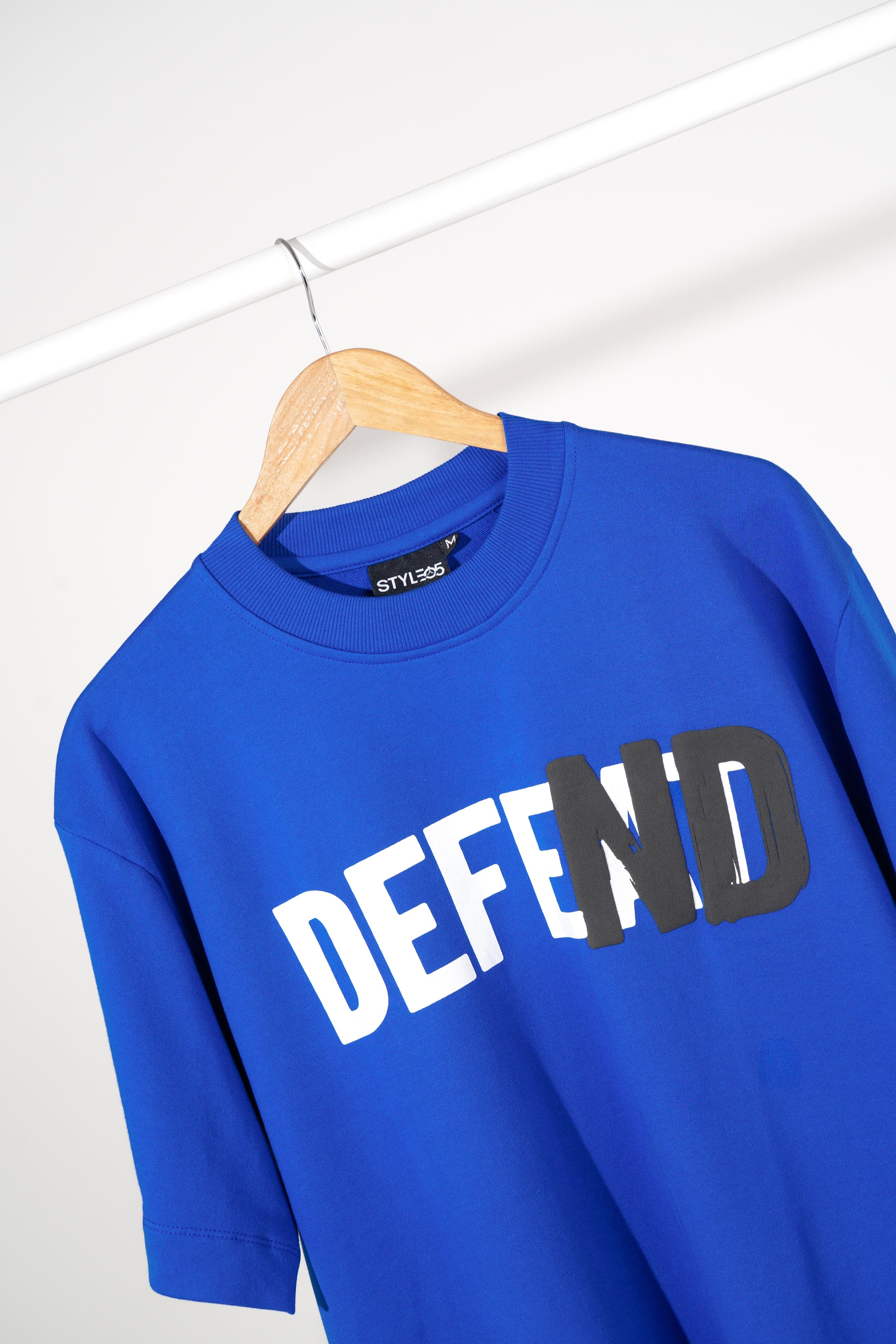 Imperial Blue Defend - T-Shirt - 260 GSM